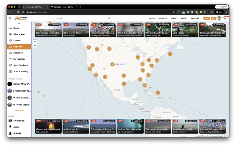 HDOnTap_Map_View_Page