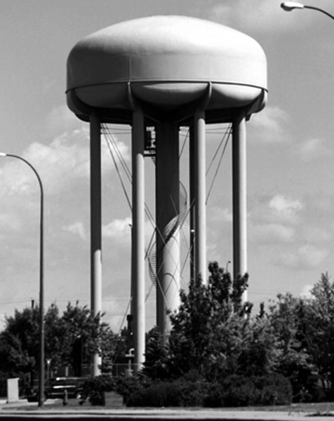 Lethbridge Water Tower Pre Construction of the Grill Restaurant