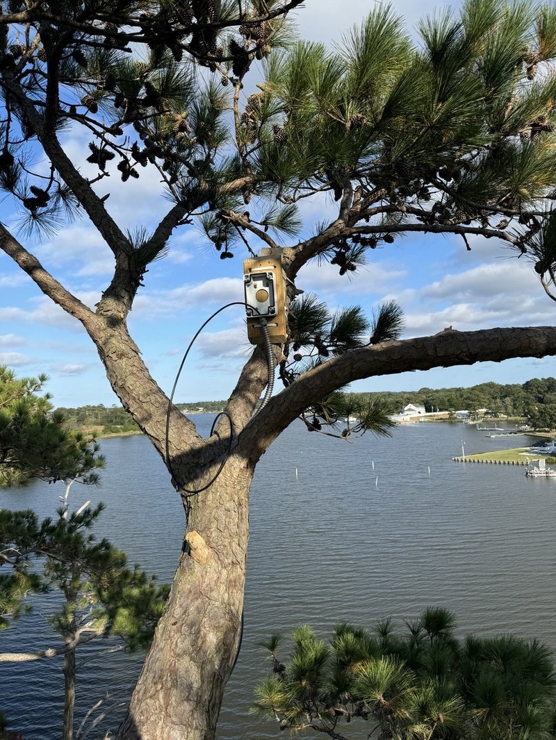 Delaware Botanic Gardens Camera Mount and Junction Box