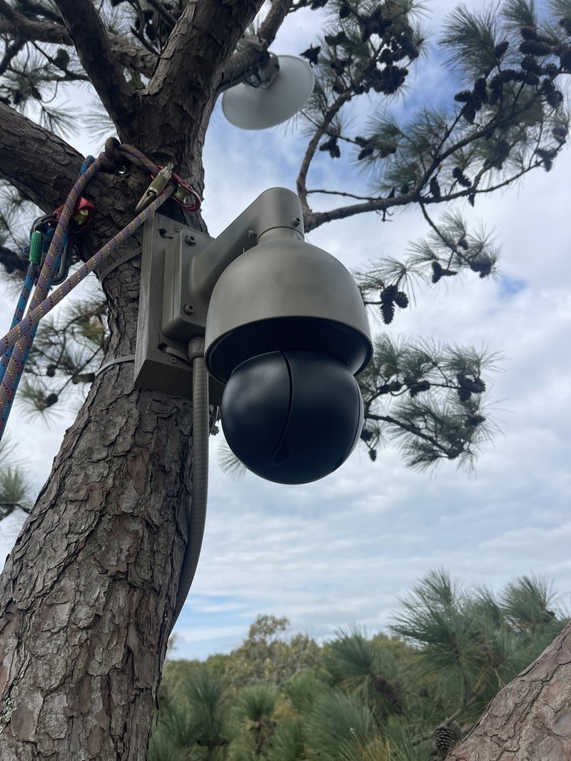 Delaware Botanic Gardens Wireless Radio and PTZ camera