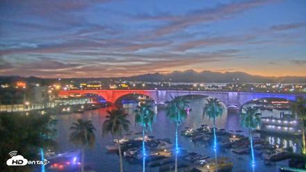 Lake Havasu London Bridge Live Webcam - Jul 3, 2026, 8:32pm MST