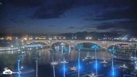 Lake Havasu London Bridge Live Webcam - Aug 6, 2026, 8:27pm MST