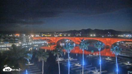 Lake Havasu London Bridge Live Webcam - Apr 29, 2026, 8:16pm MST