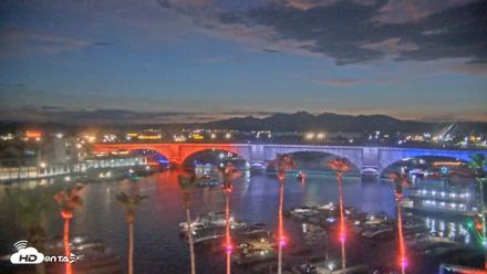 Lake Havasu London Bridge Live Webcam - Jul 18, 2026, 8:35pm MST
