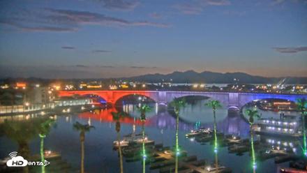 Lake Havasu London Bridge Live Webcam - Jul 28, 2026, 8:23pm MST