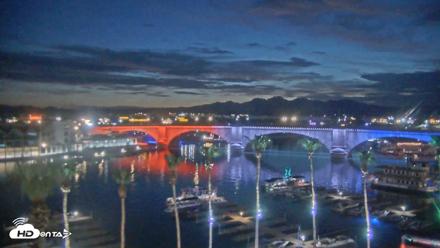 Lake Havasu London Bridge Live Webcam - Jul 13, 2026, 8:39pm MST