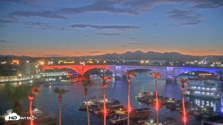 Lake Havasu London Bridge Live Webcam - Jul 25, 2026, 8:24pm MST