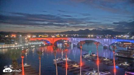 Lake Havasu London Bridge Live Webcam - Jul 13, 2026, 8:36pm MST