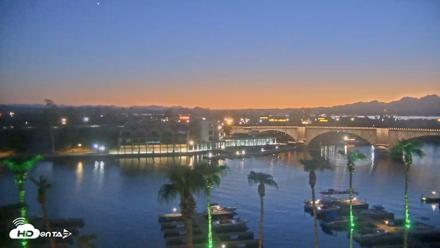 Lake Havasu London Bridge Live Webcam - Aug 19, 2026, 7:52pm MST