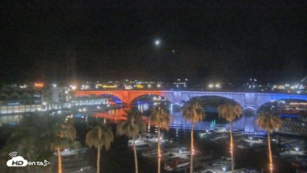 Lake Havasu London Bridge Live Webcam - Jun 17, 2026, 9:51pm MST