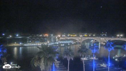 Lake Havasu London Bridge Live Webcam - May 13, 2026, 8:46pm MST