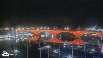 Lake Havasu London Bridge Live Webcam - Oct 7, 2026, 9:35pm MST