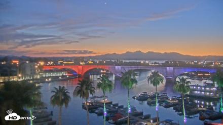 Lake Havasu London Bridge Live Webcam - Jun 16, 2026, 8:23pm MST