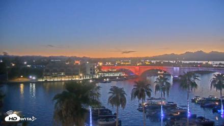 Lake Havasu London Bridge Live Webcam - Jul 2, 2026, 8:27pm MST