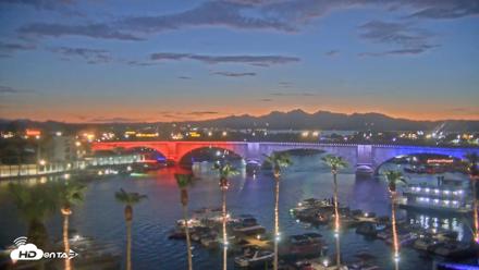 Lake Havasu London Bridge Live Webcam - Jul 25, 2026, 8:23pm MST