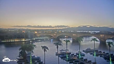 Lake Havasu London Bridge Live Webcam - Sep 15, 2026, 7:07pm MST
