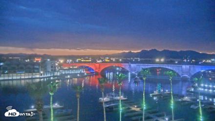 Lake Havasu London Bridge Live Webcam - Jul 21, 2026, 8:19pm MST