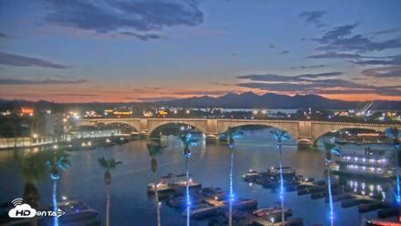 Lake Havasu London Bridge Live Webcam - Jul 16, 2026, 8:27pm MST