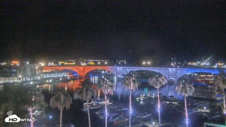 Lake Havasu London Bridge Live Webcam - Jun 13, 2026, 10:12pm MST