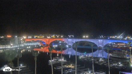 Lake Havasu London Bridge Live Webcam - Jul 14, 2026, 10:35pm MST