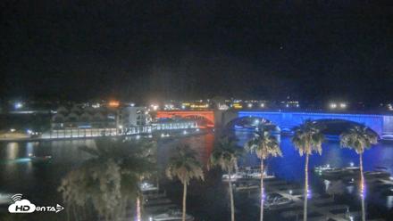 Lake Havasu London Bridge Live Webcam - May 25, 2026, 10:20pm MST