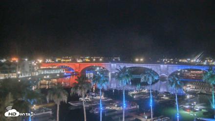 Lake Havasu London Bridge Live Webcam - May 24, 2026, 10:52pm MST