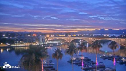 Lake Havasu London Bridge Live Webcam - Jun 8, 2026, 8:19pm MST