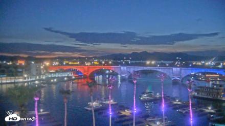 Lake Havasu London Bridge Live Webcam - Jul 26, 2026, 8:27pm MST