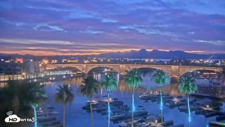 Lake Havasu London Bridge Live Webcam - Jun 8, 2026, 8:22pm MST