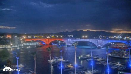 Lake Havasu London Bridge Live Webcam - Jul 17, 2026, 8:23pm MST