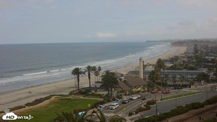 Del Mar Beach Overlook Live Webcam - May 16, 2026, 7:44am PDT