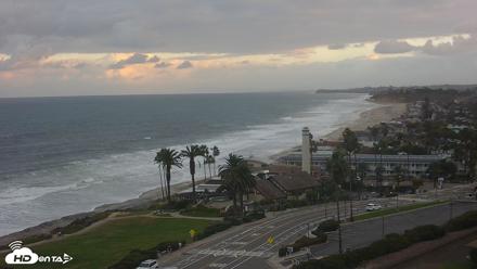 Del Mar Beach Overlook Live Webcam - Oct 12, 2026, 7:07am PDT