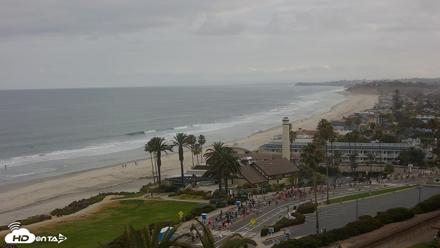 Del Mar Beach Overlook Live Webcam - May 16, 2026, 7:13am PDT
