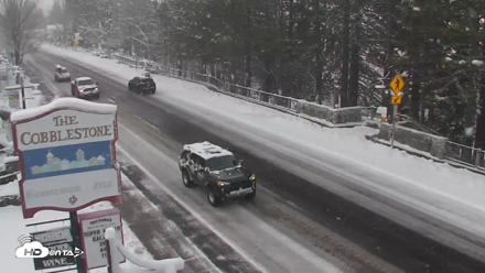 Cobblestone Center - Tahoe City Live Webcam - Apr 12, 2026, 8:19am PDT