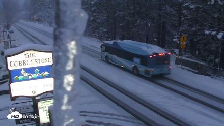 Cobblestone Center - Tahoe City Live Webcam - Apr 12, 2026, 7:36pm PDT