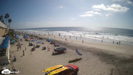 17th St. Del Mar Beach - 4K SW Live Webcam - Sep 13, 2026, 3:21pm PDT