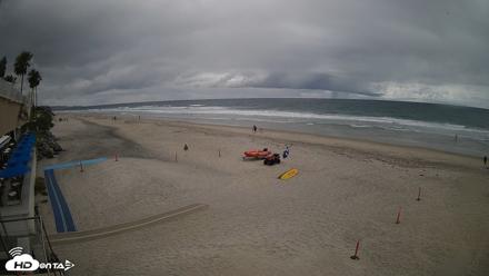 17th St. Del Mar Beach - 4K SW Live Webcam - Apr 12, 2026, 2:51pm PDT