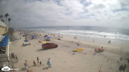 17th St. Del Mar Beach - 4K SW Live Webcam - Jul 31, 2026, 4:06pm PDT