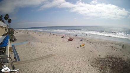 17th St. Del Mar Beach - 4K SW Live Webcam - May 8, 2026, 3:51pm PDT