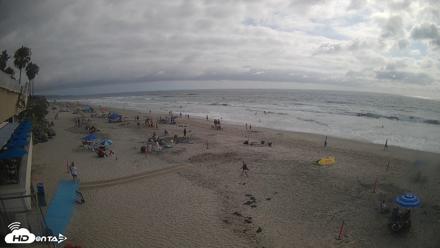 17th St. Del Mar Beach - 4K SW Live Webcam - Jun 30, 2026, 4:42pm PDT