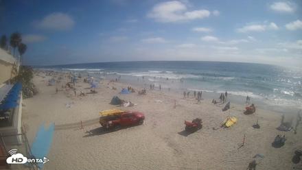 17th St. Del Mar Beach - 4K SW Live Webcam - Jun 12, 2026, 4:16pm PDT