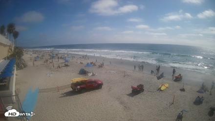 17th St. Del Mar Beach - 4K SW Live Webcam - Jun 12, 2026, 4:16pm PDT
