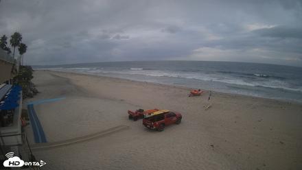 17th St. Del Mar Beach - 4K SW Live Webcam - Apr 25, 2026, 6:30pm PDT