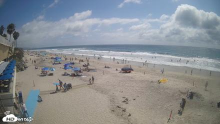 17th St. Del Mar Beach - 4K SW Live Webcam - Jun 30, 2026, 3:12pm PDT