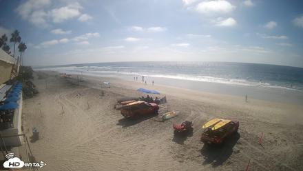 17th St. Del Mar Beach - 4K SW Live Webcam - Sep 25, 2026, 2:52pm PDT