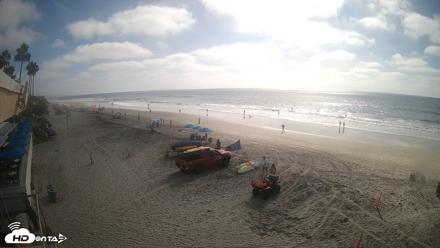 17th St. Del Mar Beach - 4K SW Live Webcam - Sep 25, 2026, 3:37pm PDT