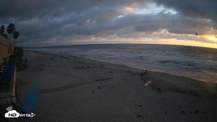 17th St. Del Mar Beach - 4K SW Live Webcam - May 25, 2026, 7:31pm PDT