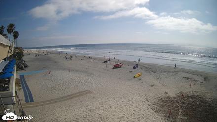 17th St. Del Mar Beach - 4K SW Live Webcam - May 8, 2026, 3:48pm PDT