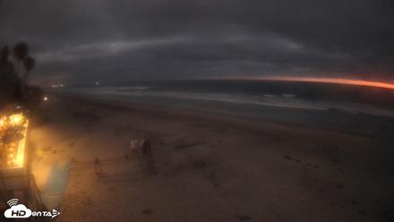 17th St. Del Mar Beach - 4K SW Live Webcam - Jun 19, 2026, 8:37pm PDT