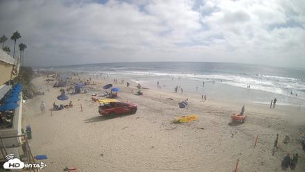 17th St. Del Mar Beach - 4K SW Live Webcam - Jul 31, 2026, 4:06pm PDT